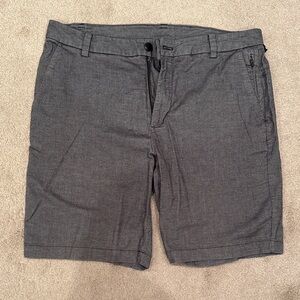 Lululemon Athletica Charcoal Flat Front Shorts